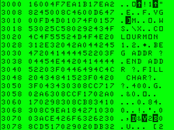 E Examine 3000 output