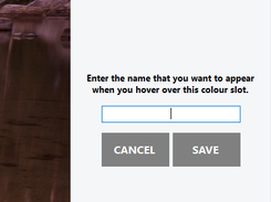 Assign a handy tool-tip label to custom colours