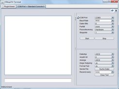 Currect View of the SimpleConsole Output with the Com-Port