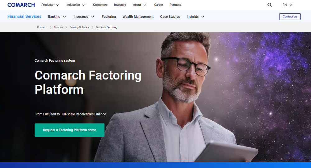 Comarch Factoring Screenshot 1