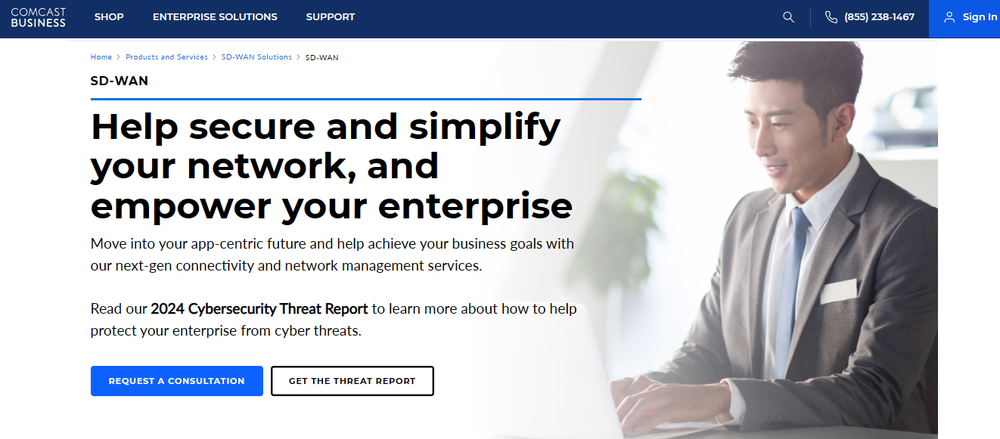 Comcast Business SD-WAN Screenshot 1