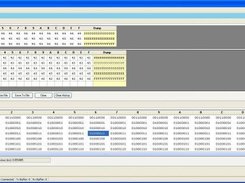Main Form. Sent data as Hex and received as Binary