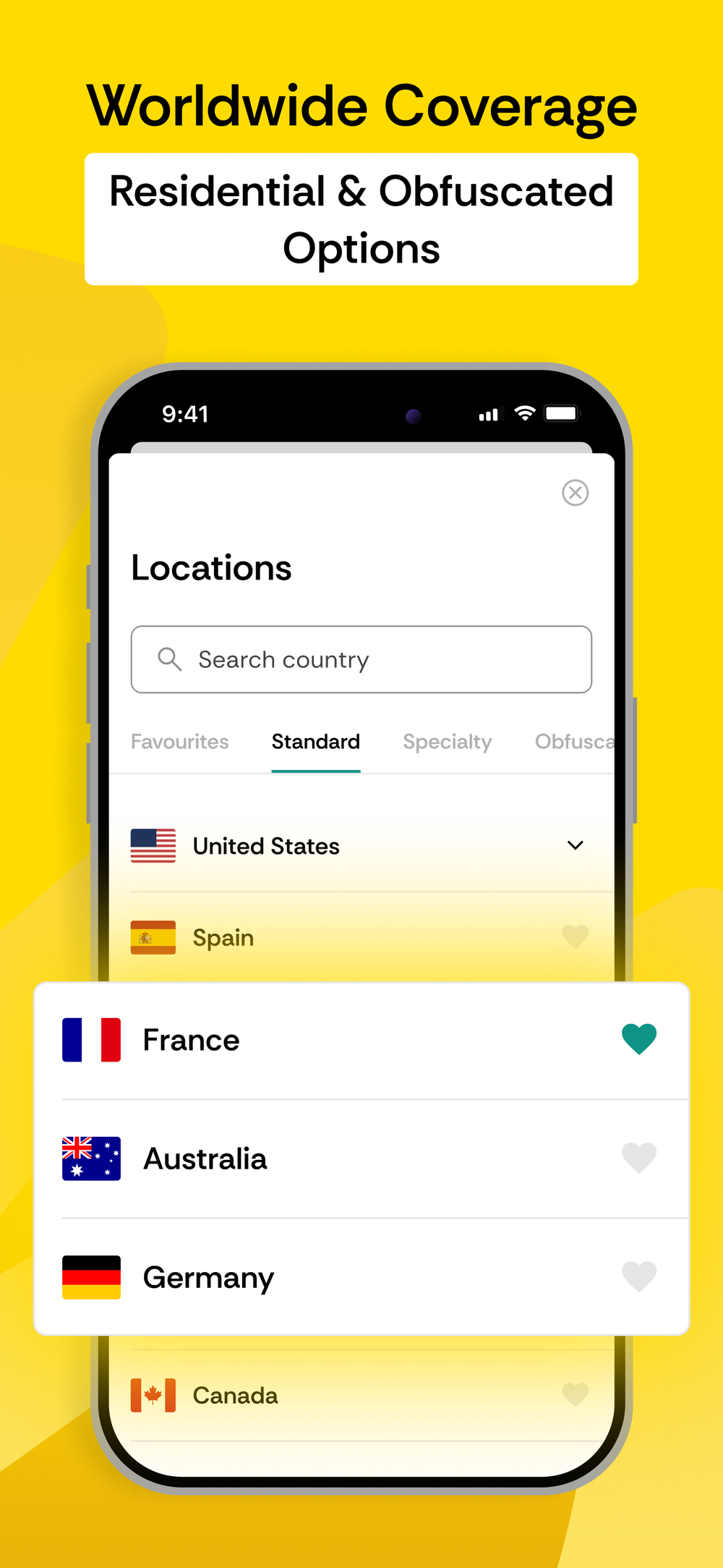 CometVPN Screenshot 1