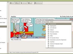 Here's a screenshot that shows the Hackles comic and the opt
