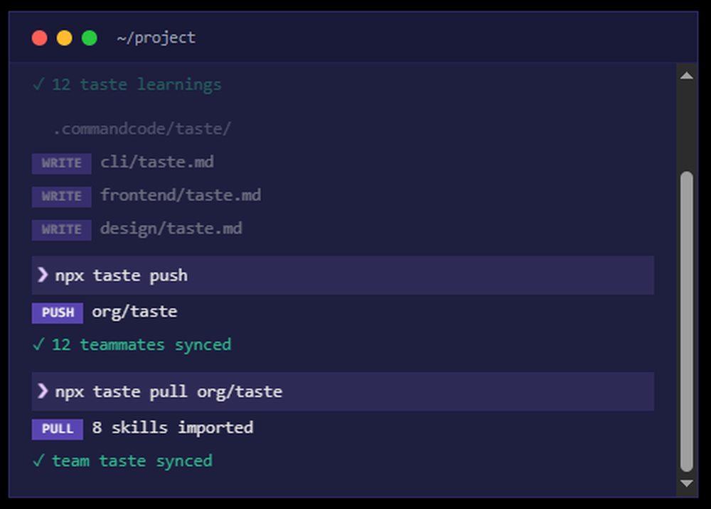 Command Code Screenshot 1
