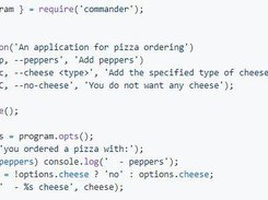 Commander.js Screenshot 1
