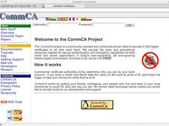 Main web shot; before login.