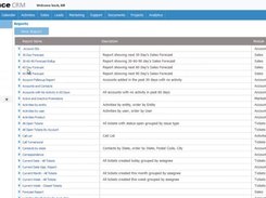 Commence CRM Reports