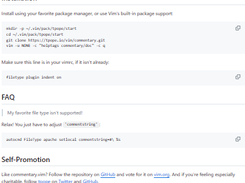 commentary.vim Screenshot 1