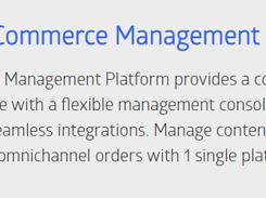 Singularity Commerce Management Platform Screenshot 1