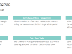 Singularity Commerce Management Platform Screenshot 1