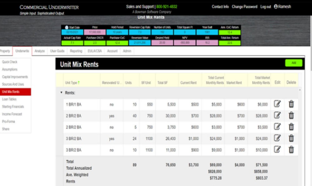 Commercial Underwriter Screenshot 1
