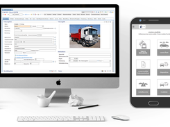 comm.fleet Fleet Management Software can also be accessed on the go as a Mobile Application