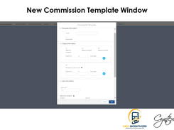 Commission calculation form 