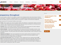 Biwer Commodity Procurement System (CPS) Screenshot 1