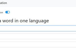 Type in one language and get how to write them in other languages.