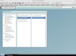 This is the My Library window opened onto the CL Desktop.