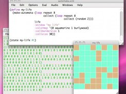 cellular automata with state window (conway's game of life)