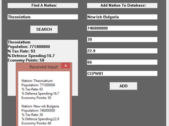 Screenshot #4:  Add To Database Feature