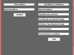 Screenshot #5:  Early Interface
