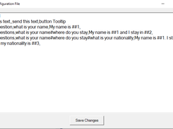 CommsAssist - Edit Configuration File