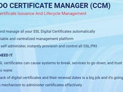 Comodo Certificate Manager Screenshot 1