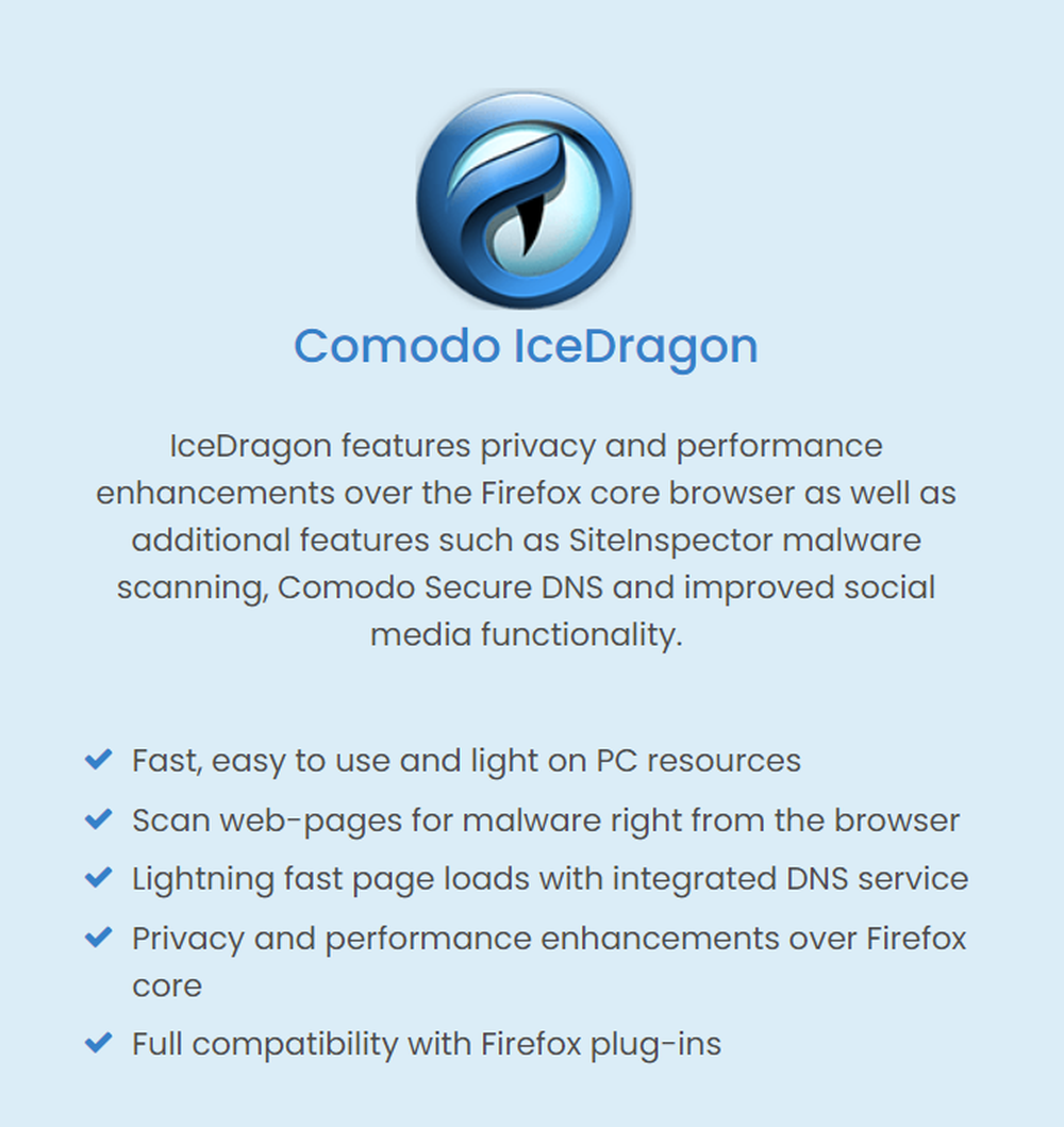 Comodo IceDragon Screenshot 1