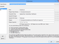 New Preference Dialog, allowing to specify supported Test Types / supported Packages