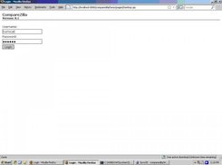 CompareZilla Login Page