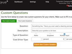 Custom Questions