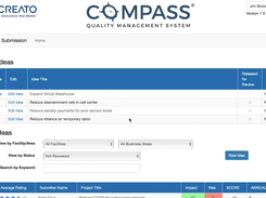 COMPASS Quality Management System Screenshot 1
