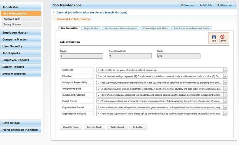 Compease Software Job Maintenance