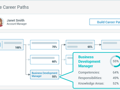 Screenshot of career pathing profile on CompetencyCore