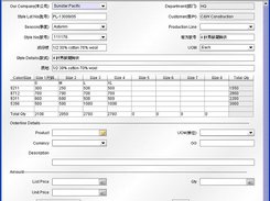 Color size handling