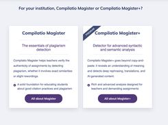 Compilatio Magister vs Magister+