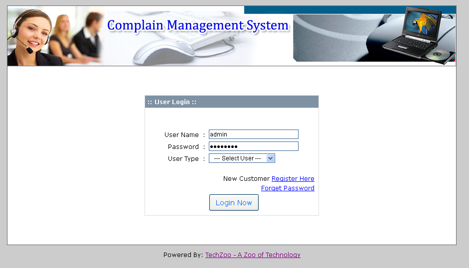 Complain Management System Download Sourceforge Net