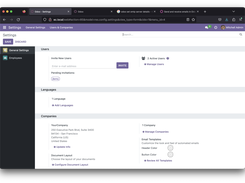 Odoo ERP CRM System For Local Intranets Screenshot 2