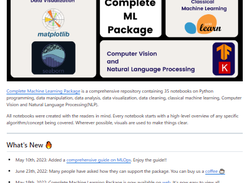 Complete Machine Learning Package Screenshot 1