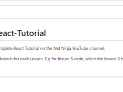 Complete-React-Tutorial Screenshot 1