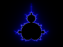 The whole Mandelbrot set