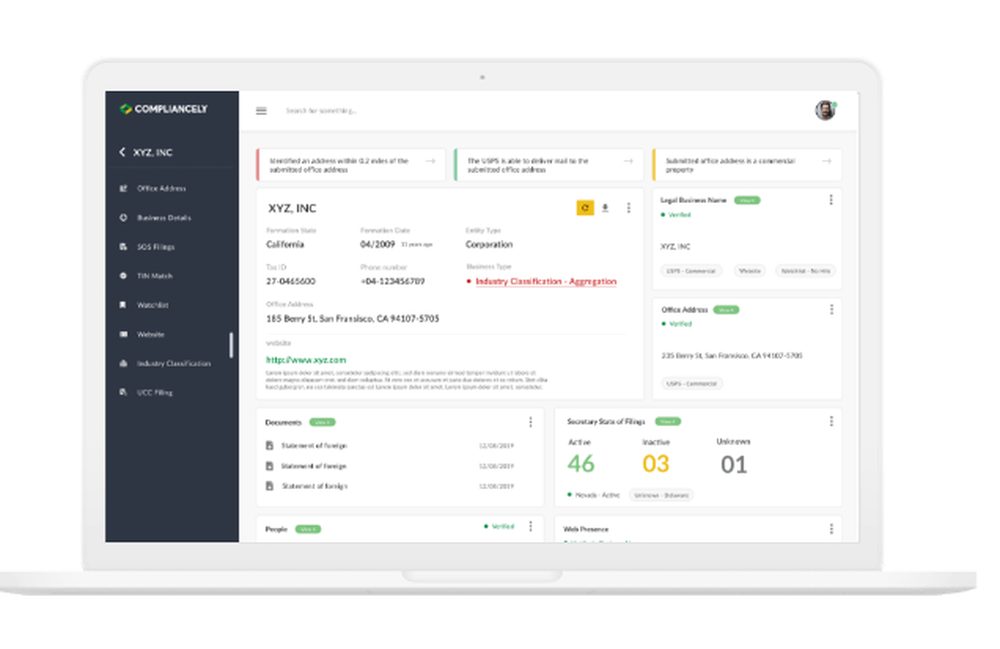 Compliancely Screenshot 1