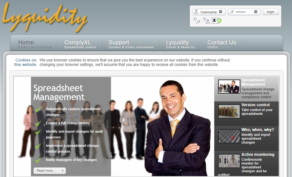 ComplyXL Screenshot 1