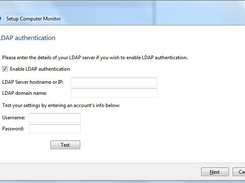 setting LDAP information