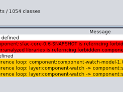 Structure violation reporting