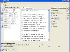An IDE mock-up (Windows XP)