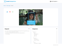Face recognition service test page