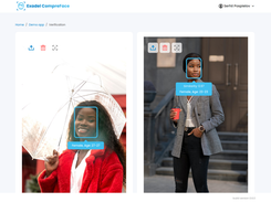 Face verification service test page
