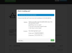 Feedback Modal Box