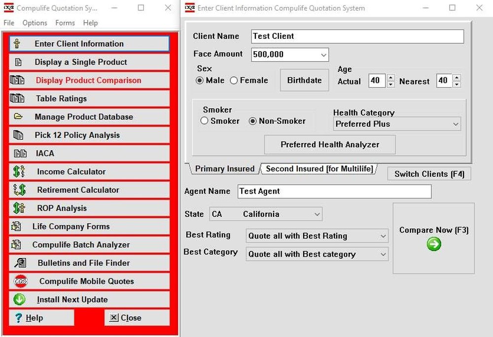 Compulife Screenshot 1