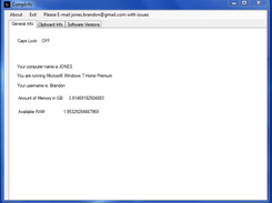 ComputerInformer General Tab